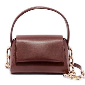HOUSE OF WANT • We Are Chic Dark Brown Vegan Leather Crossbody Purse Bag Handbag